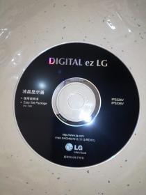软件光盘：DIGITAL ez LG液晶显示器 IPS226V IPS236V  裸盘1碟