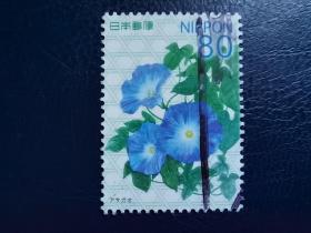 日本邮票（植物/花卉）：2012 时令花卉 - 夏季 1枚1
