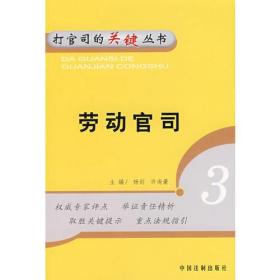 勞動官司——打官司的關鍵叢書3