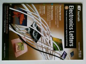 IET JOURNALS  ELECTRONICS LETTERS  2014/05/08 VOL.50 NO.10  电子期刊杂志