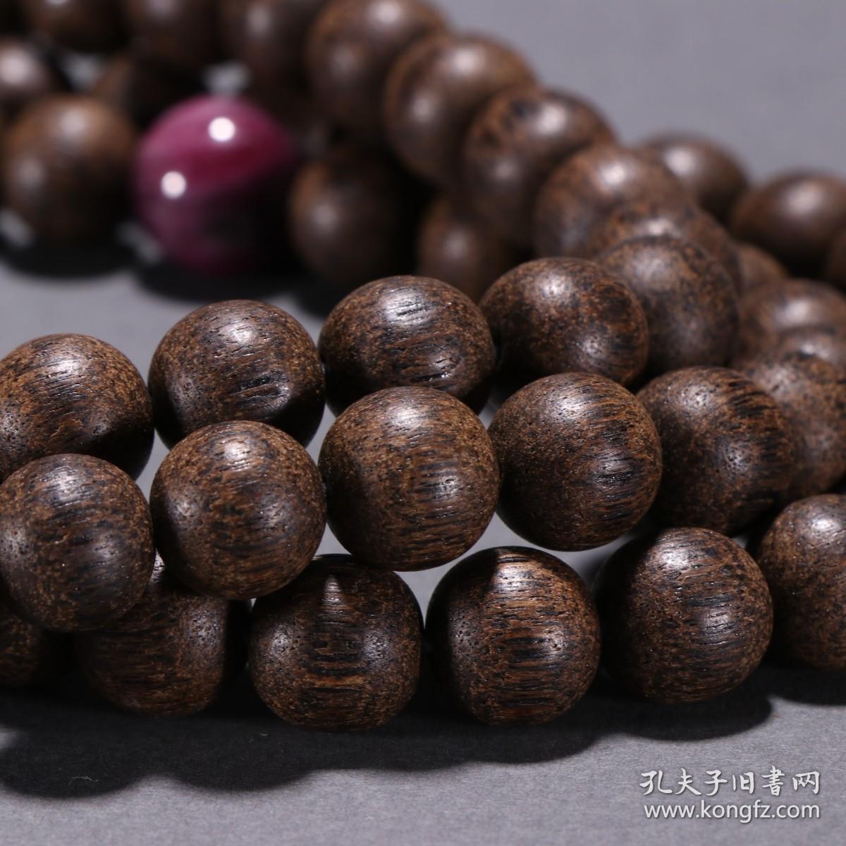 清代 沉香108佛珠