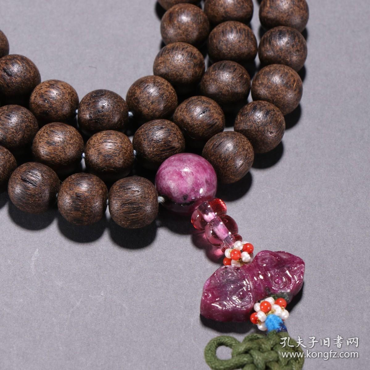 清代 沉香108佛珠