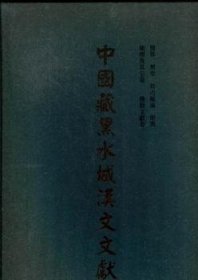 中国藏黑水城汉文文献：全10册
