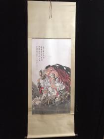 魏紫熙人物四尺中‬堂画装裱尺寸：204* 78Cm
画芯尺寸：110*64cm