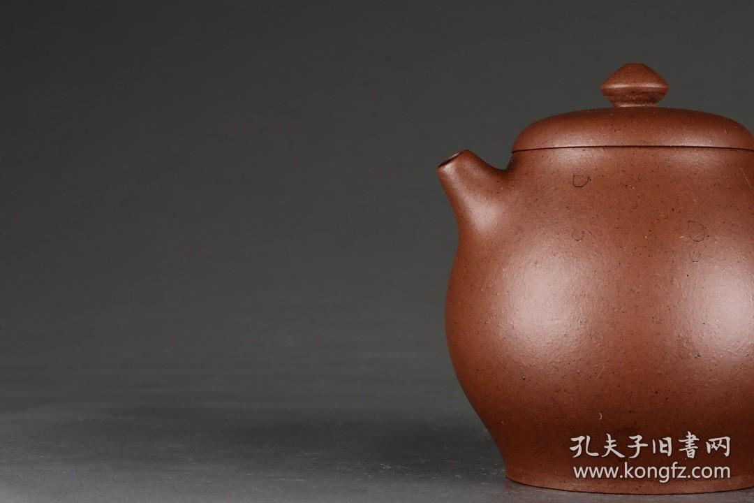 清代 世德堂 巨轮紫砂壶