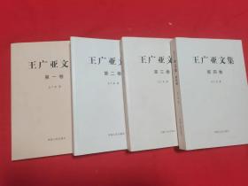 王广亚文集全4册