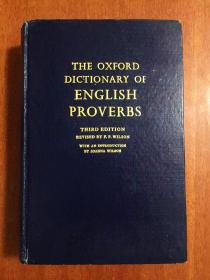 外文书店 库存新书未阅无瑕疵 牛津英语谚语词典  the Oxford dictionary of English Proverbs