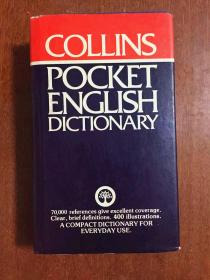 英国进口原装辞典COLLINS POCKET ENGLISH DICTIONARY  柯林斯袖珍英语词典