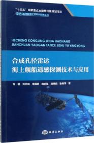 合成孔径雷达海上舰船遥感探测技术与应用/深远海创新理论及技术应用丛书
