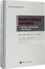 新时期中国农民权益保障问题研究