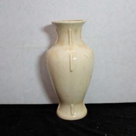 宋代五大名窑之一定窑开片瓶 古瓷器 古玩收藏古董