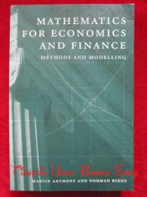 Mathematics for Economics and Finance: Methods and Modelling（英语原版 平装本）经济学和金融学的数学：方法和建模