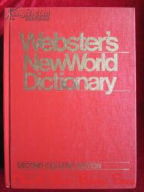 Webster's New World Dictionary of the American Language（Second College Edition, Indexed）韦氏新世界美国语言词典（第2大学版，索引本。货号TJ）