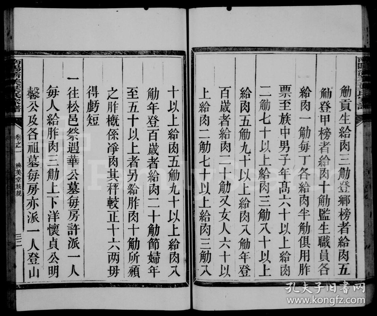 复印件南阳叶氏济美堂家乘别名南阳济美叶氏家谱南阳叶氏家谱济美堂