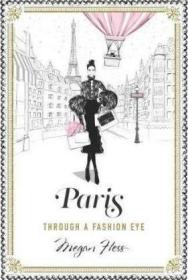 现货 Paris Through a Fashion Eye 巴黎时尚插图插画设计书籍