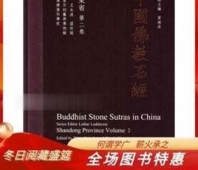 中国佛教石经 山东卷 第二卷 8开精装 全一册 中国美术学院出版