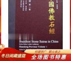 中国佛教石经 山东省 第一卷 8开精装 全一册 中国美术学院