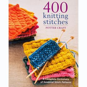 现货 英文版 400 Knitting Stitches 款式针织针法组合编织指南书