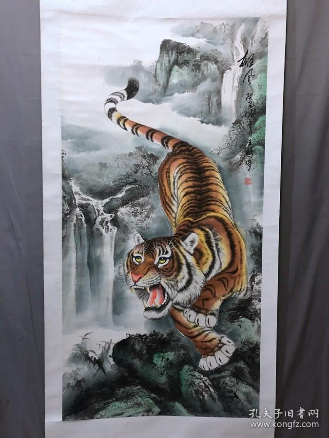 花鸟画,下山虎,卷轴