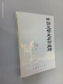 中国文学史名词解释  .