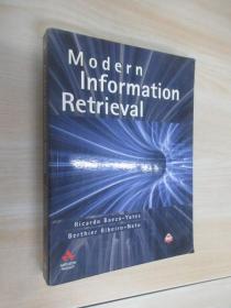 英文书 Modern Information Retrieval 平装 16开 513页 详见图片