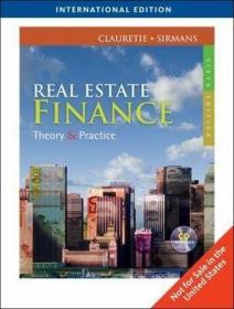 现货Real Estate Finance: Theory and Practice (Revised)[9780324787368]
