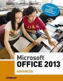 现货 Microsoftoffice 2013: Advanced (Mindtap Course List)[9781285166230]