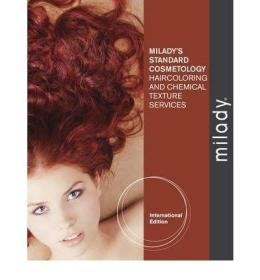 现货 Haircoloring And Chemical Texture Services Supplement For Milady'S Standard: Haircoloring And Chemical Texture Services, International Edition[9781111309336]