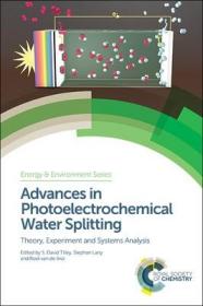 现货 Advances In Photoelectrochemical Water Splitting: Theory, Experiment And Systems Analysis (Energy And Environment Series) [9781782629252]