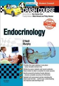 现货 Crash Course Endocrinology: Updated Print + E-Book Edition (Crash Course) [9780723438564]