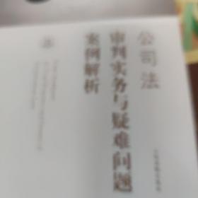 公司法审判实务与疑难问题案例解析 /王东敏 9787510918759