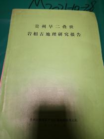 贵州早二叠世岩相古地理研究报告