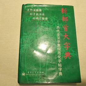 新部首大字典：历代全汉字集规范化字帖字典