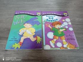 英文书 ALL  ABOARD READING 【 Benny's Big Bubble、Silly  willy】 共2本合售