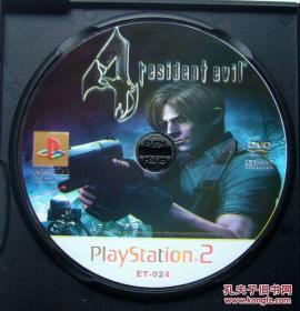 【育碧PS2游戏】residentevil 4（1CD+游戏手册）