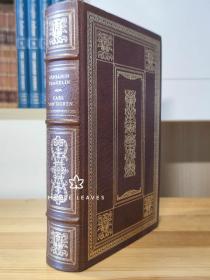 富兰克林传 Benjamin Franklin 真皮限量版 Franklin Library 三面刷金 普利策奖
