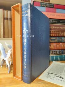 A Tramp Abroad 马克吐温 浪迹海外 illustrated by David Knight and including several pictures made by the author of this book without outside help .  The Heritage Press
