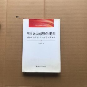 刑事立法的理解与适用：刑事立法背景、立法原意深度解读（作者签赠本）