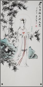 岑其，人物画（生于浙江慈溪）
