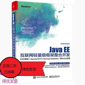 二手JavaEE互联网轻量级框架整合开发SSM框架杨开振周吉文梁华辉