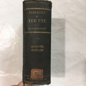 DISEASES OF THE EYE A HANDBOOK OF OPHTHALMIC PRACTICE 眼科疾病手册 外文古旧书 民国老外文书 1913年版 精装 厚 插图多