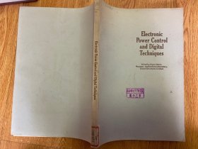 Electronic Power Control and Digital Techniques 电子功率控制及数字技术
