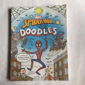 现货 英文原版 蜘蛛侠涂色书 平装 6-8岁 漫威周边 Spider-Man Doodles ( Doodle Book ) 填色书 涂鸦书