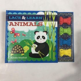 LACE & LEARN ANIMALS 英文儿童手工书