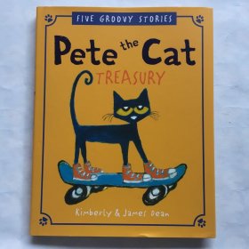 皮特猫 Pete the Cat Treasury: Five Groovy Stories 精装