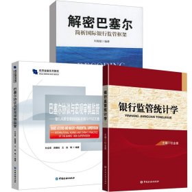 【全3册】解密巴塞尔简析国际银行监管框架+巴塞尔协议与宏观审慎监管银行风险监管的国际准则与中国实践+银行监管统计学中国金融