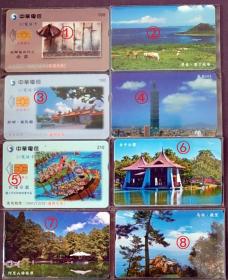 台湾电话卡通话卡磁卡、中华电信·风光风景建筑古迹·新埔·义民庙#3