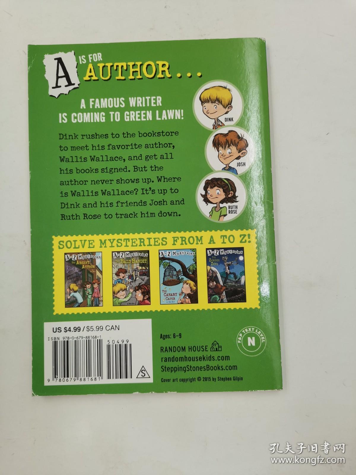 the-case-of-the-absent-author-a-to-z-mysteries-ron-roy
