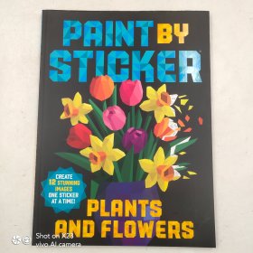 Paint by Sticker: Plants and Flowers