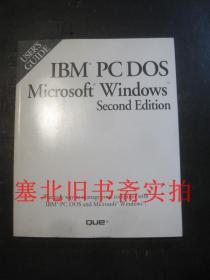 IBM PC dos Microsoft Windows second edition 英文版 无翻阅无字迹